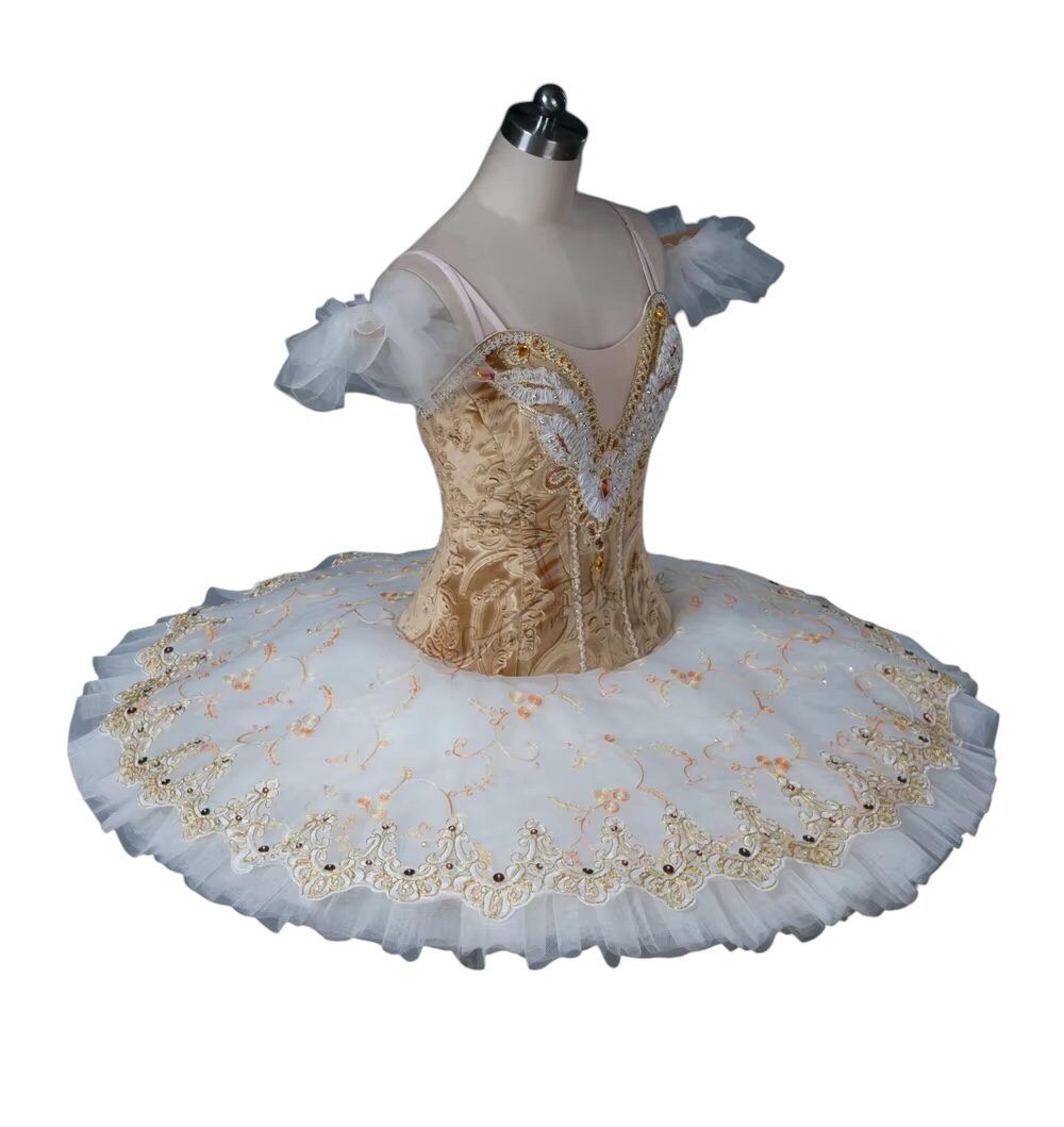Gold And White Ballet Tutu - Image 3