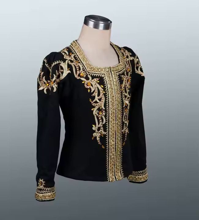 Black and Gold Ballet Jacket - Image 3
