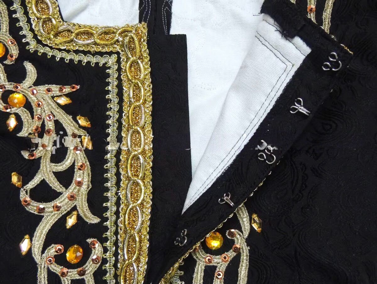 Black and Gold Ballet Jacket - Image 7