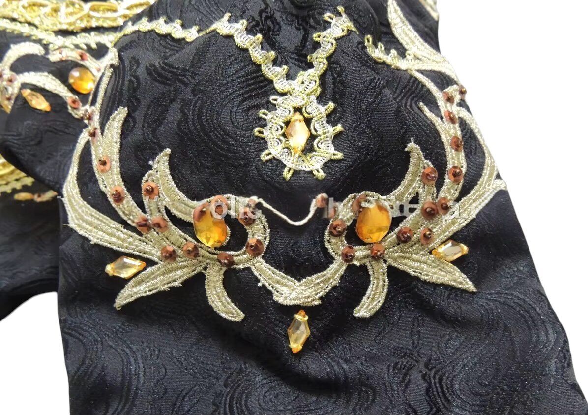 Black and Gold Ballet Jacket - Image 6