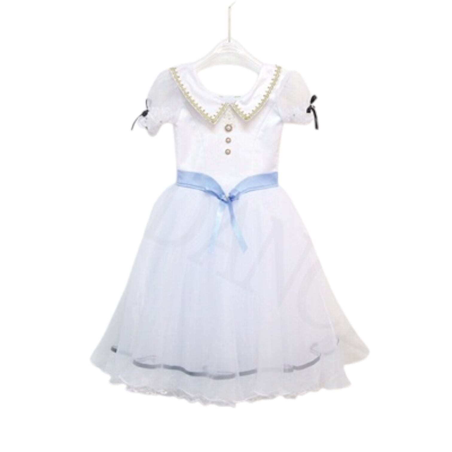 Graduation ball costume In blue ribbon